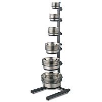 Стойка №3 выставочная с мисками металлическими (36шт.), 310*570*1155мм