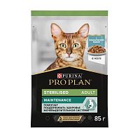 Влажный корм PRO PLAN® Sterilised MAINTENANCE для взрослых стерилизованных кошек, с океанической рыбой в желе, 85 г x 26 шт.