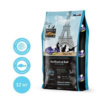 Корм для взрослых стерилизованных кошек с курицей и лососем Sterilized, 12 кг