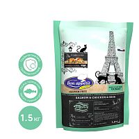 Корм для взрослых кошек профилактика МКБ с курицей и лососем Urinary, 1,5 кг