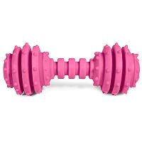 Игрушка для собак из резины "Гантель с двумя колокольчиками", 120мм