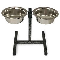 Комплект стойки с мисками 2*1,60л арт. 9033