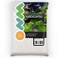 Грунт для аквариума NOVAMARK HARDSCAPING Кварц белый 0,1-0,6 мм (River Quartz), 2л