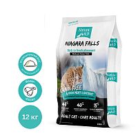 Беззерновой корм для взрослых кошек с чувствительным пищеварением с фазаном Niagara Falls, 12 кг