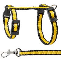 Комплект шлейка и поводок для морской свинки из капрона "Прогулка", 10*1200мм