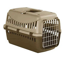 Переноска M.P.Bergamo GIPSY ECO S с металл. дверцей, 46 x 31 x 32 см, бежевая