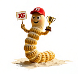 Акция X5 на мучного червя