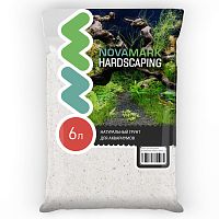 Грунт для аквариума NOVAMARK HARDSCAPING Кварц белый 0,1-0,6 мм (River Quartz), 6л