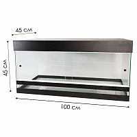 Террариум для рептилий Тропик черный 200 л