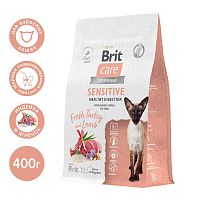 Сухой корм для здорового пищеварения кошек с индейкой и ягнёнком Cat Sensitive Healthy Digestion, 400 г