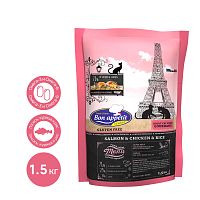 Корм для взрослых привередлевых кошек с лососем и курицей Adult Gourmand, 1,5 кг