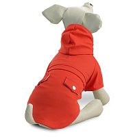 Попона-дождевик "Денди" L, красная, размер 35см серия BE TRENDY