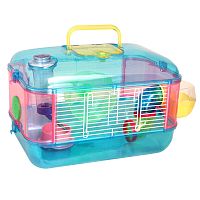 Клетка для мелких животных с переходами, эмаль, 400*260*260мм