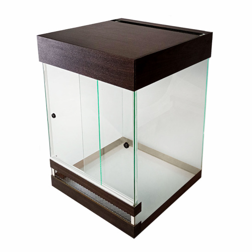 Террариум вертикальный для хамелеона венге 60 л фото 3