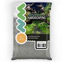Грунт для аквариума NOVAMARK HARDSCAPING Бело-серый песок 0,1-0,8 мм (River Salt&Pepper), 2л