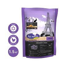 Корм для котят с курицей Kitten chicken & rice, 1,5 кг