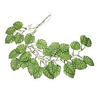 Растение для террариума пластиковое NOVAMARK TERRA Монстера 70 см