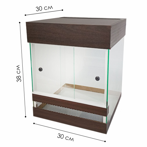 Террариум для рептилий Тропик венге 30 л