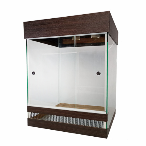 Террариум вертикальный для хамелеона венге 60 л фото 2