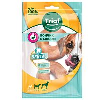 Пончики жевательные DENTAL с мясом утки, 7,5см, 70