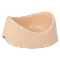 Миска пластиковая "Бисквит", 0,15л, бежевая